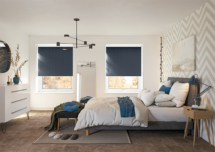 Juno (Blackout), Highland Blue - Twist&Fit Roller Blind - Image 8